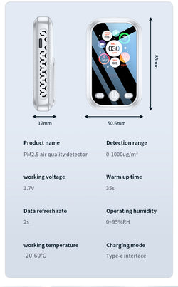 The MINI Portable baby Air Quality Monitor