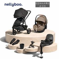 Edwards & Co Oscar Nu Basics Bundle with Maxi Cosi Slide Tech Capsule & Base
