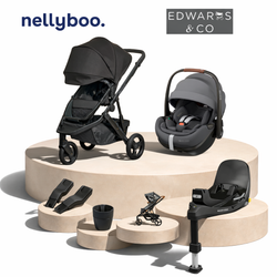 Edwards & Co Oscar Nu Basics Bundle with Maxi Cosi Slide Tech Capsule & Base