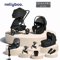Black Pram with Black Capsule