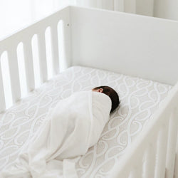 Bo & Ko Fitted Cot Sheet - Te Pātiki Mocha