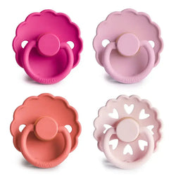 Frigg 4-Pack Pacifiers-Round Latex