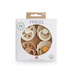 Frigg 4-Pack Pacifiers-Round Latex