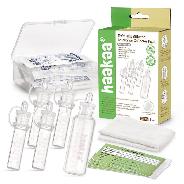 Haakaa Multi - Size Silicone Colostrum Collector Pack