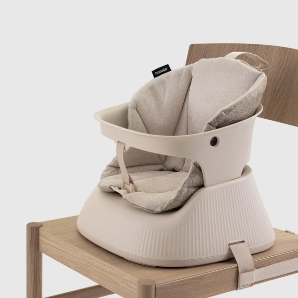 Hannie Portable Highchair - White Sand