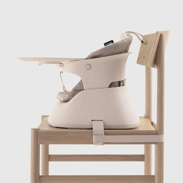 Hannie Portable Highchair - White Sand