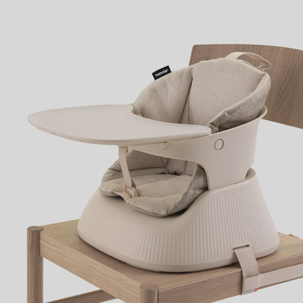 Hannie Portable Highchair - White Sand