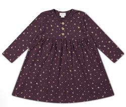 Jamie Kay Organic Cotton Bridget Dress- Goldie Huckleberry Sparse
