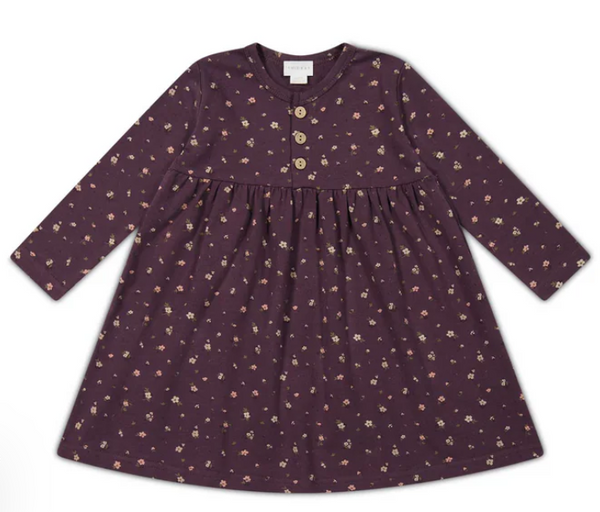 Jamie Kay Organic Cotton Bridget Dress- Goldie Huckleberry Sparse