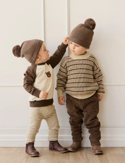 Jamie Kay Organic Cotton Tao Sweatshirt- Cloud Bobbie Bear