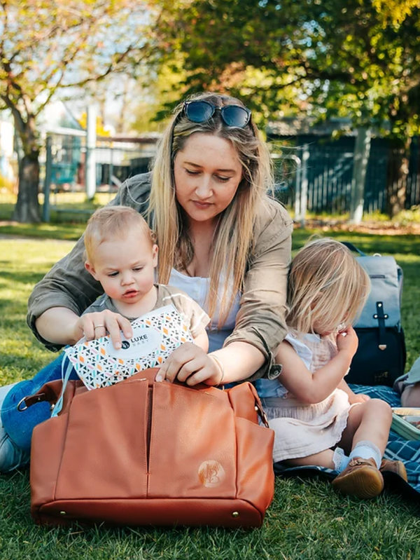 LUXE BABY Four Way Nappy Bag