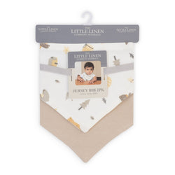 Little Linen Company Jersey Bib 2pk
