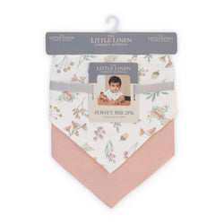 Little Linen Company Jersey Bib 2pk