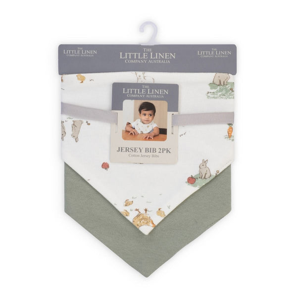 Little Linen Company Jersey Bib 2pk