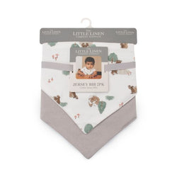 Little Linen Company Jersey Bib 2pk