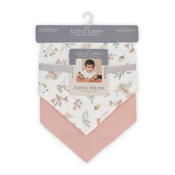 Little Linen Company Jersey Bib 2pk