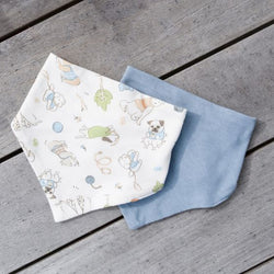 Little Linen Company Jersey Bib 2pk