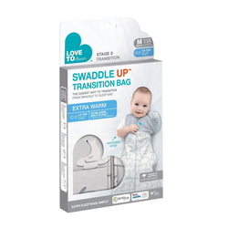 Love to Dream Swaddle Up™ Transition Bag Extra Warm 3.5 Tog - South Pole Grey