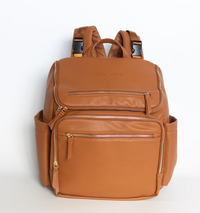Tan with Gold Zip