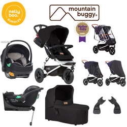 Mountain Buggy swift™ Bundle with all NEW 2025 Protect Swivel car seat and Base