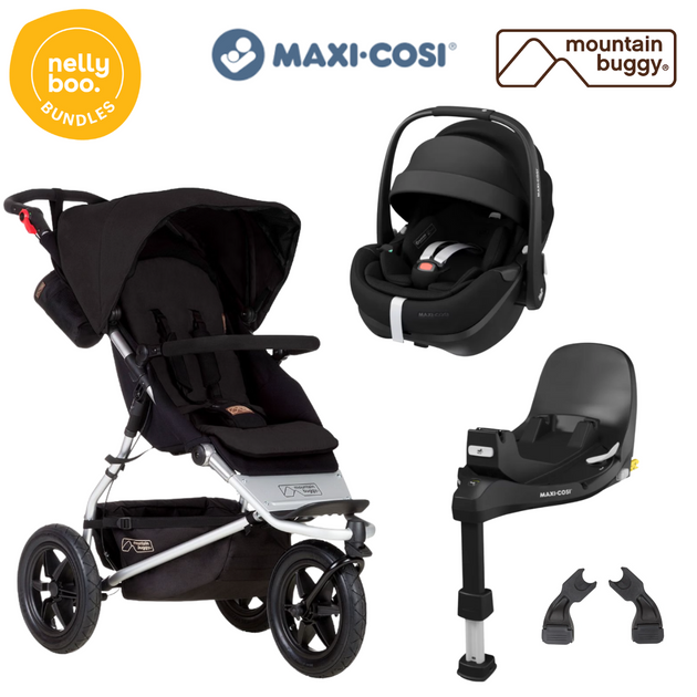 Mountain Buggy Classic Bundle with Maxi Cosi Slide Tech Capsule and Base