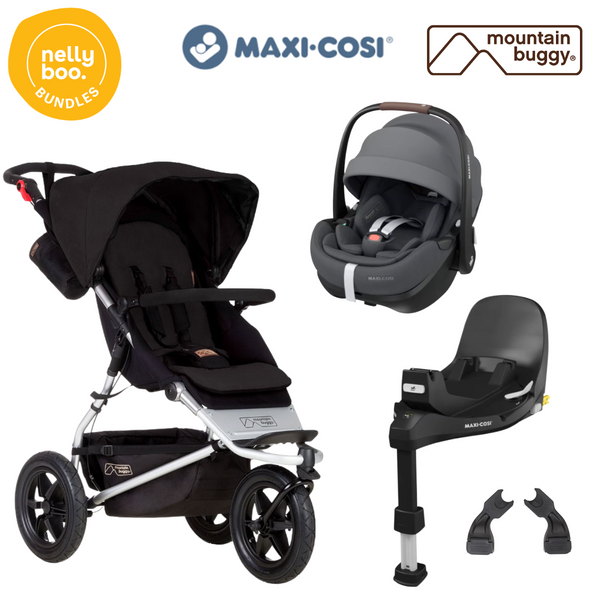 Mountain Buggy Classic Bundle with Maxi Cosi Slide Tech Capsule and Base