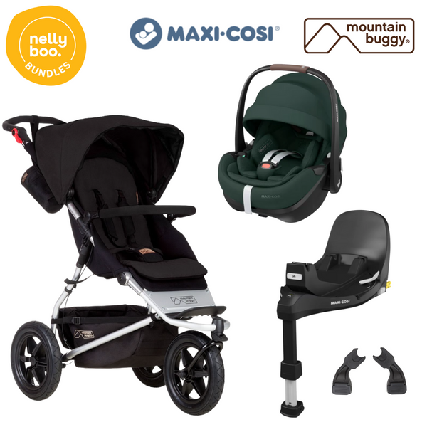 Mountain Buggy Classic Bundle with Maxi Cosi Slide Tech Capsule and Base