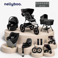 Graphite Pram with Black Seats