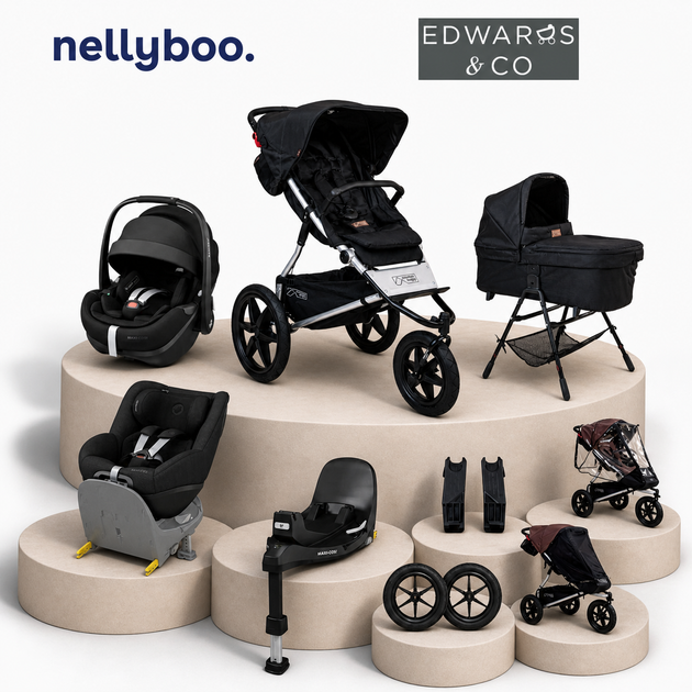 Mountain Buggy Terrain™ V4 Ultimate Bundle with maxi Cosi Slide Tech Capsule, Base and Car Seat