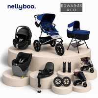 Quartz Pram with Black Seats