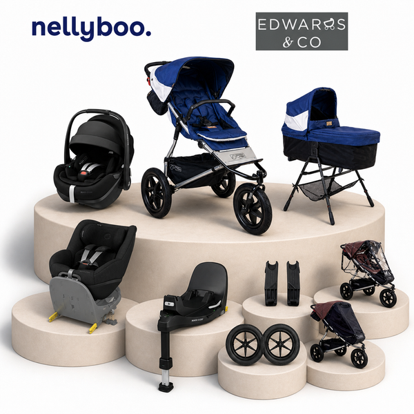 Mountain Buggy Terrain™ V4 Ultimate Bundle with maxi Cosi Slide Tech Capsule, Base and Car Seat