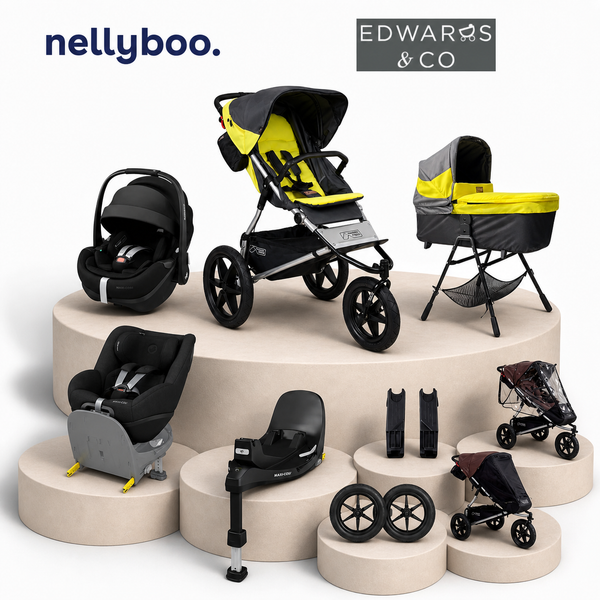 Mountain Buggy Terrain™ V4 Ultimate Bundle with maxi Cosi Slide Tech Capsule, Base and Car Seat