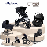 Onyx pram with Black capsule
