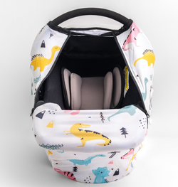 Nelly Boo Capsule Cover - All Seasons with Insect Net in Dino Baby