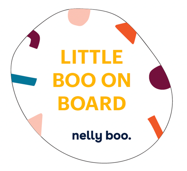 NellyBoo "Little Boo on Board" Baby on Board Sticker