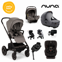 Nuna Mixx Supreme Bundle (Caviar, Thunder or Biscotti)