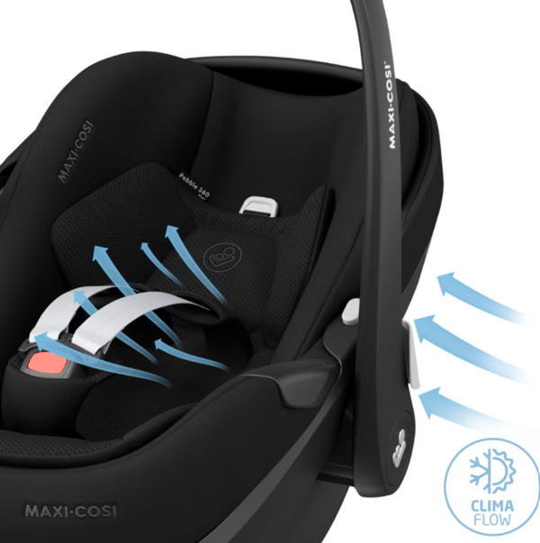 Nuna Mixx™ Bundle with Maxi Cosi Slide Tech Capsule and Base - Caviar