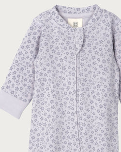 Babu Footless Printed Onesie Zipsuit - Ditsy Floral