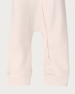 Babu Footless Printed Onesie Zipsuit - Petal