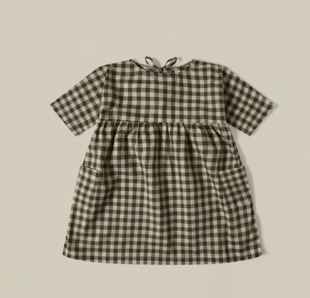 ワンピース organic zoo Blue Gingham Bella Dress ワンピース organic zoo Blue Gingham Bella Dress Mama Bella