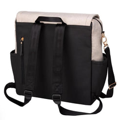 Petunia Pickle Bottom Boxy Backpack in Sand / Black