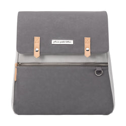 Petunia Pickle Bottom Meta Backpack in Grey Pearl Nubuck Leatherette