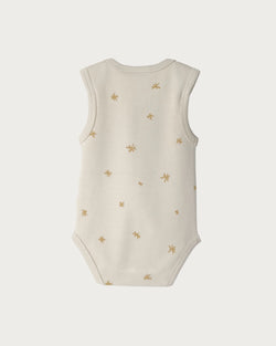 Babu Singlet Bodysuit - Marigold Star