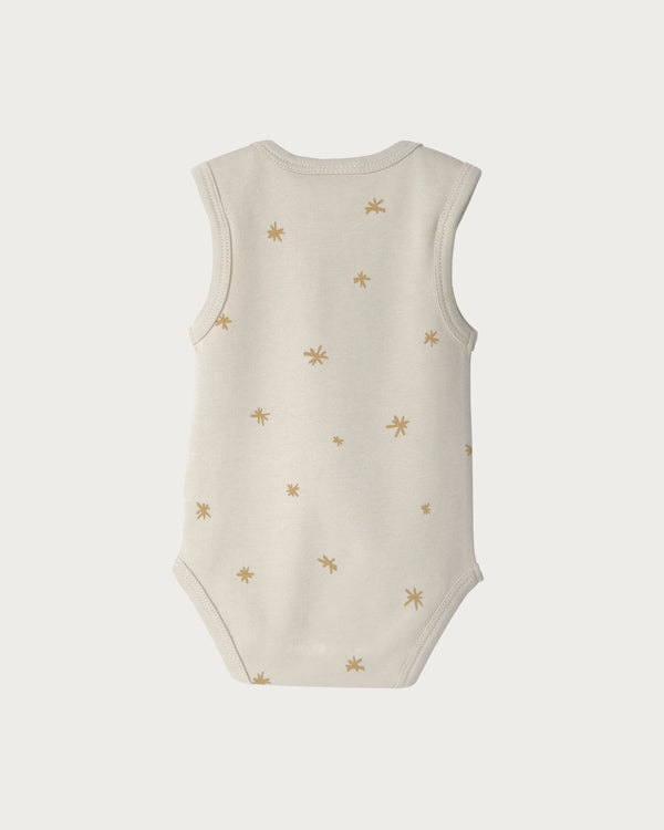 Babu Singlet Bodysuit - Marigold Star