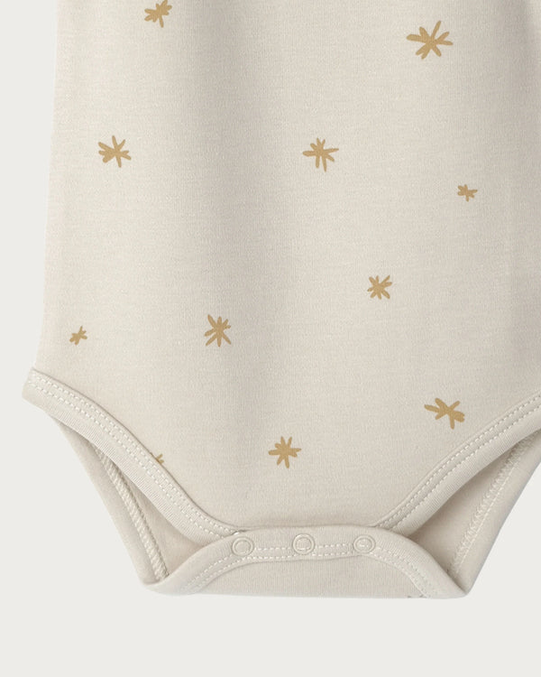 Babu Singlet Bodysuit - Marigold Star