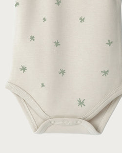 Babu Singlet Bodysuit - Sage Star