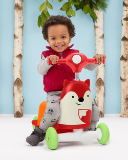 Skip-Hop-Zoo 3-In-1 Ride On Toy - Fox