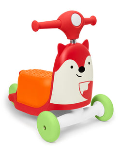 Skip-Hop-Zoo 3-In-1 Ride On Toy - Fox