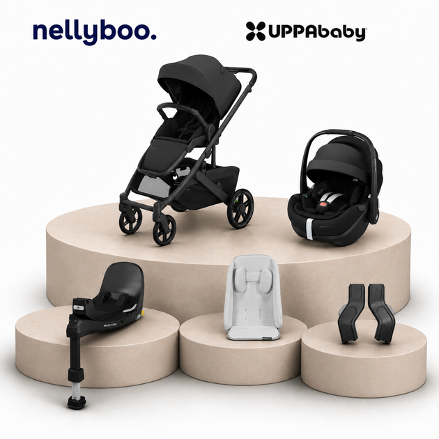 UPPAbaby Cruz V3 Basics Bundle with Maxi Cosi Slide Tech