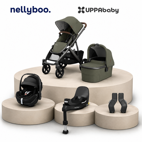UPPAbaby Vista V3 Essential Bundle with Maxi Cosi Slide Tech